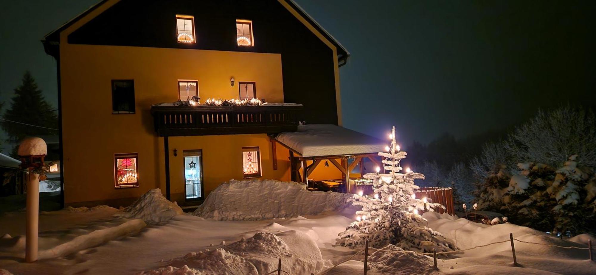 Ferienwohnungen "Am Schloessel" Oberwiesenthal Bagian luar foto