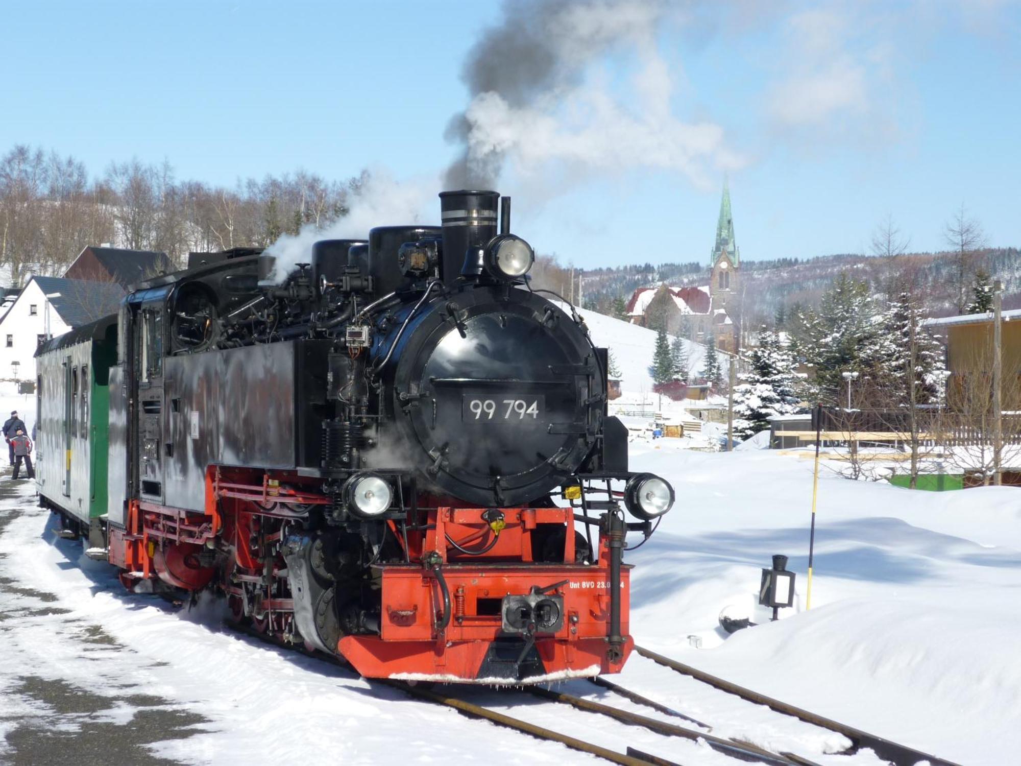 Ferienwohnungen "Am Schloessel" Oberwiesenthal Bagian luar foto